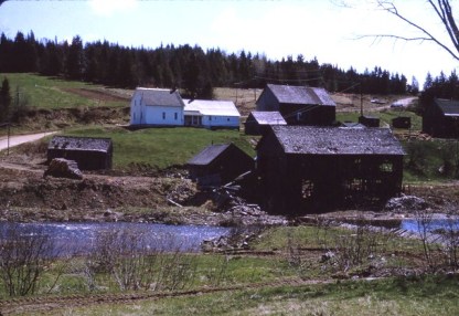 Many acres of farms and small settlements were flooded when the headpond was raised, including Jewett's Mills. Photo: Courtesy of Larry Jewett