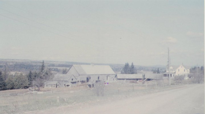 This photo shows Larry Jewett's homestead property in the former community of Jewett's Mills, which was expropriated by NB Power before the headpond was raised. Photo: Courtesy of Larry Jewett